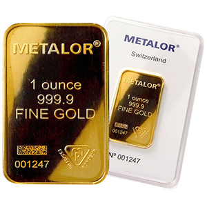 1oz Gold Bar - Brand New - purity 99.999%