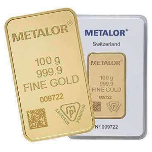 100g Gold Bar - Brand New - purity 99.999%