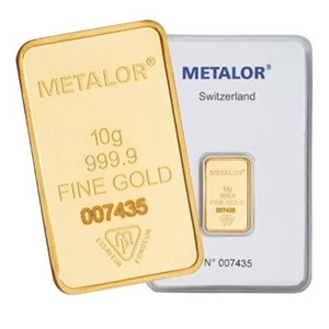 10g Gold Bar -Brand New - purity 99.999%