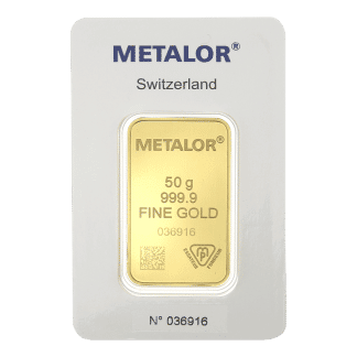 Metalor 50g Bar