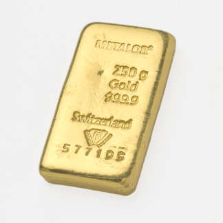 250g Gold Bar -Brand New - purity 99.999%