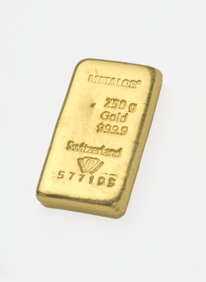 250g Gold Bar -Brand New - purity 99.999%