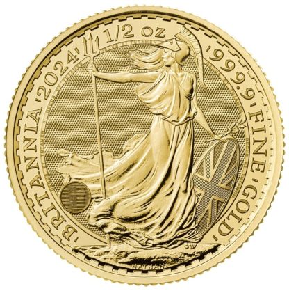 2024 Britannia Half Ounce Gold Coin - King Charles III - Image 2