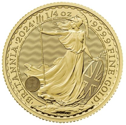 2024 Quarter Ounce Britannia Gold Coin - King Charles III - Image 2