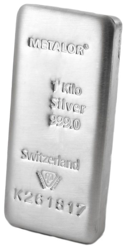 1 Kilo Silver Bullion Bar
