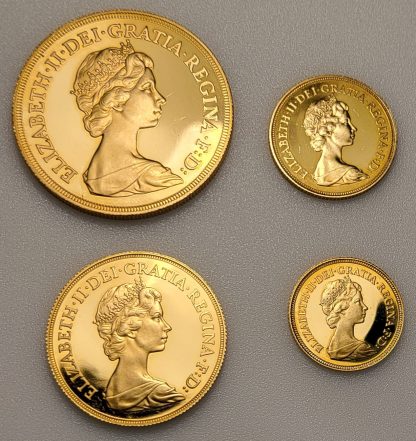 Queen Elizabeth II (1980) - 4 Coin Proof Set - Image 7