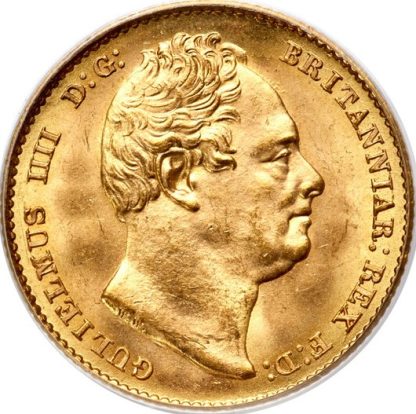 Gold Sovereign King William IV 1832 Shield Back - Image 2