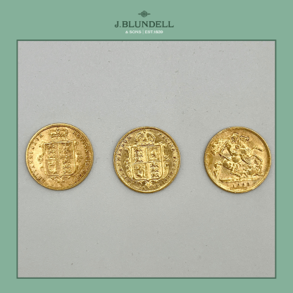 The Three Faces of Queen Victoria Half Sovereign Collection (1838–1901) - Image 3