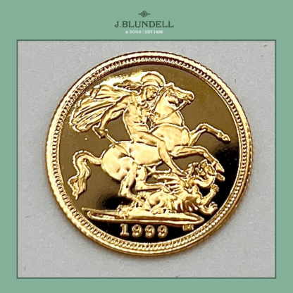 1999 UK Half Sovereign Gold Proof Coin - Image 3