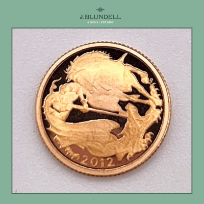 2012 UK Quarter Sovereign Gold Proof Coin - Image 3