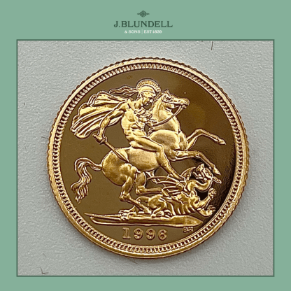 1996 UK Half Sovereign Gold Proof Coin - Image 3