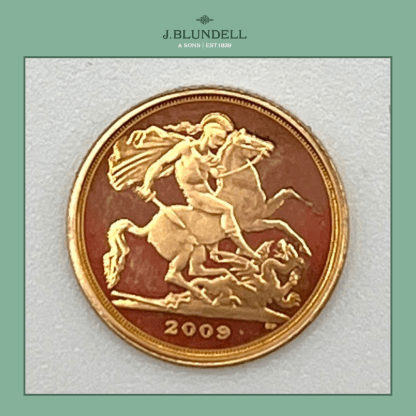 2009 UK Quarter Sovereign Gold Proof Coin - Image 2
