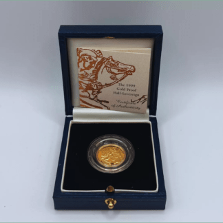 1999 UK Half Sovereign Gold Proof Coin