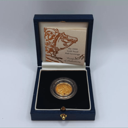1999 UK Half Sovereign Gold Proof Coin