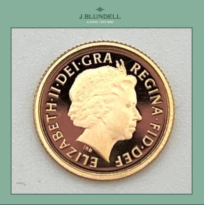 2012 UK Quarter Sovereign Gold Proof Coin - Image 2