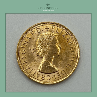 1957 Queen Elizabeth II Gold Sovereign