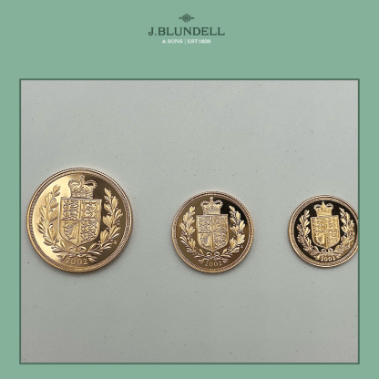 2002 Three-Coin Gold Sovereign Set - Image 3