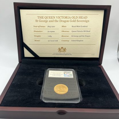 1894 Queen Victoria 'Old Head' Gold Sovereign - Image 3