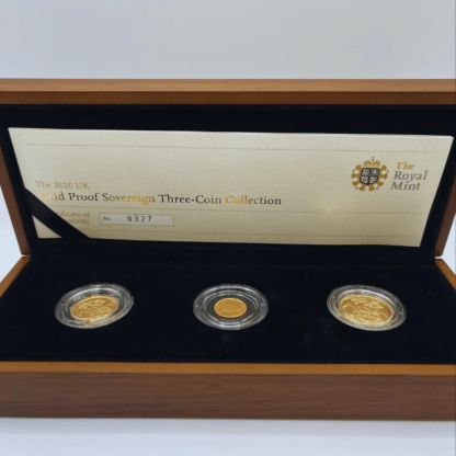 2010 Gold Proof Sovereign Three-Coin Collection