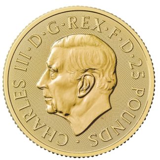 2025 Quarter Ounce Britannia Gold Coin - King Charles III