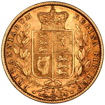 Victoria Young Head Shield Back Sydney Mint - 1873 - 1878 - Image 2