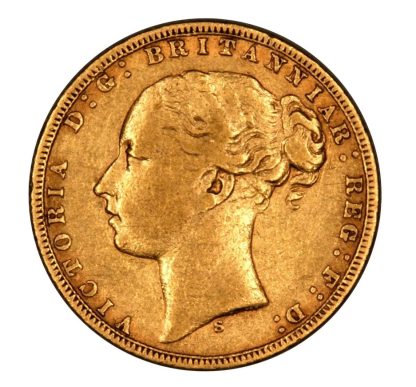 Victoria Young Head Shield Back Sydney Mint - 1873 - 1878