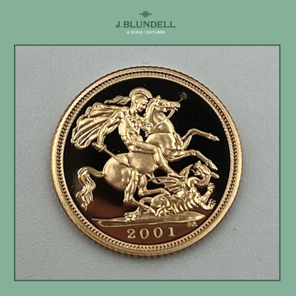 2001 Half Sovereign - Image 3