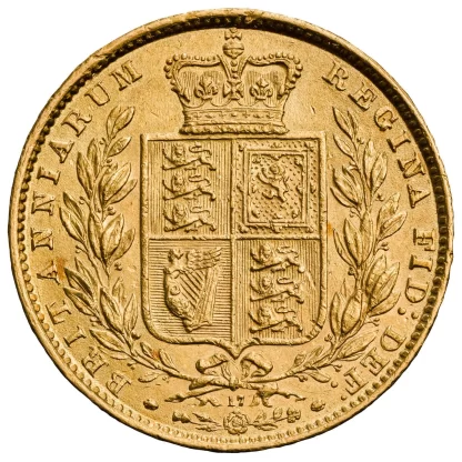 Victoria Young Head Shield Back - 1844 - 1872 - Image 2