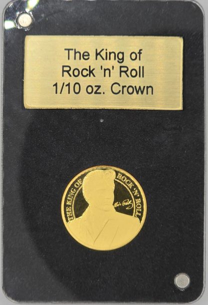 Official Elvis Presley The King of Rock ‘n’ Roll 1/10 oz Gold Coin - Image 4