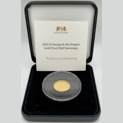 2023 St George & the Dragon Gold Proof Half Sovereign