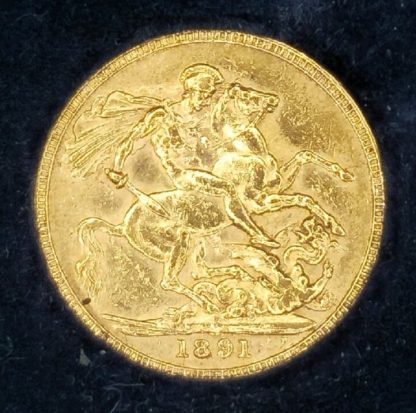 1891 Jubilee Head Gold Sovereign - Image 5
