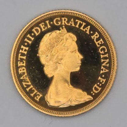 1980 Proof Gold Sovereign  - Image 4