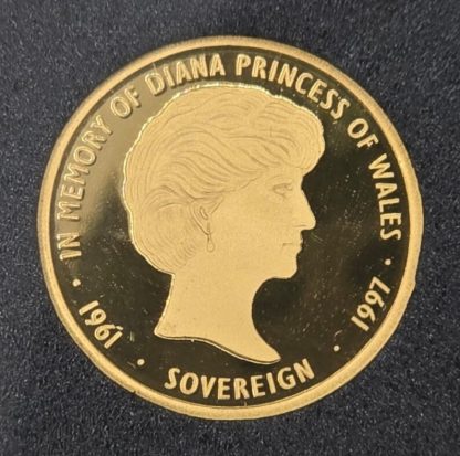 2017 Princess Diana Gold Proof Sovereign - Image 5