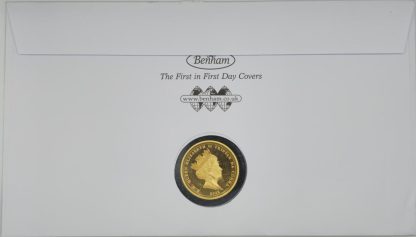 2022 Queen Elizabeth II’s Platinum Jubilee Gold Proof Double Sovereign Coin Cover - Image 3