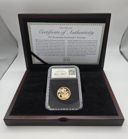 2017 Bicentenary DateStamp TM Sovereign
