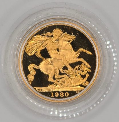 1980 Gold Sovereign - Image 4