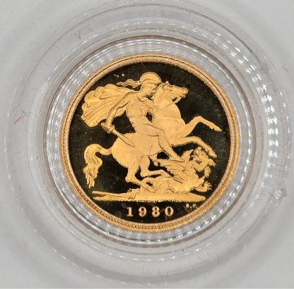 1980 Half Gold Sovereign - Image 4