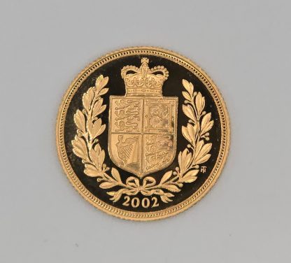 2002 Queen Elizabeth Shield Back Double Sovereign - Image 2