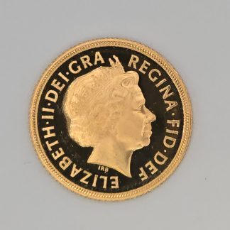 2002 Queen Elizabeth Shield Back Double Sovereign