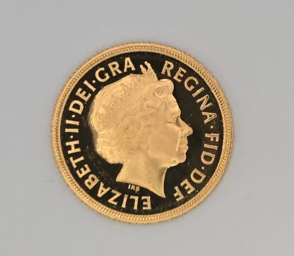 2002 Queen Elizabeth Shield Back Double Sovereign