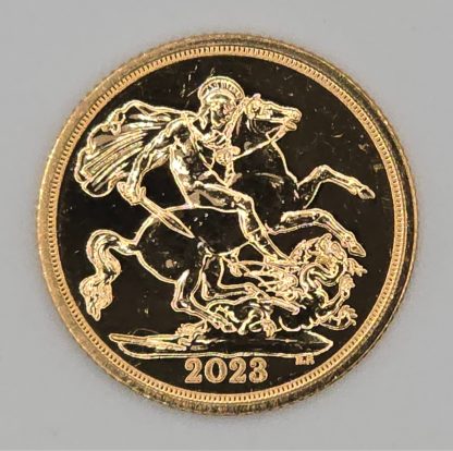 2023 King Charles Coronation Gold Sovereign - Image 2