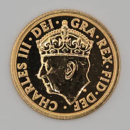 2023 King Charles Coronation Gold Sovereign