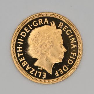 2002 Queen Elizabeth II Shield Back Half Sovereign