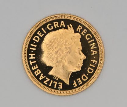 2002 Queen Elizabeth II Shield Back Half Sovereign
