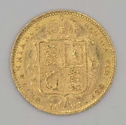 Queen Victoria Jubilee Head Shield Back Half Sovereign (Mixed Years) - Image 2