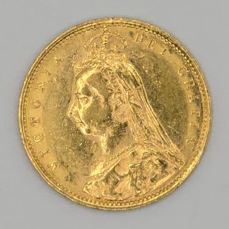 Queen Victoria Jubilee Head Shield Back Half Sovereign (Mixed Years)
