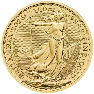 2026 King Charles III Britannia 1/10 oz Ounce Gold Coin