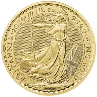 2026 King Charles III Britannia 1/2 oz Gold Coin