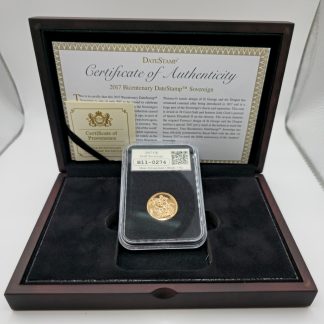 2017 Bicentenary DateStamp Sovereign