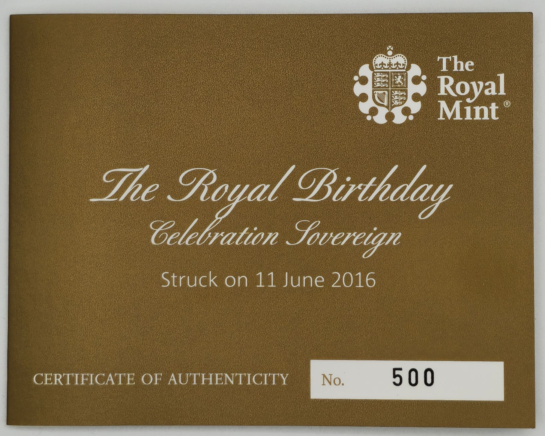 2016 The Royal Birthday Sovereign - Image 4